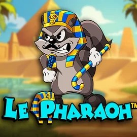 Le Pharaoh online game logo by Hacksaw Gaming on regalrush.eu